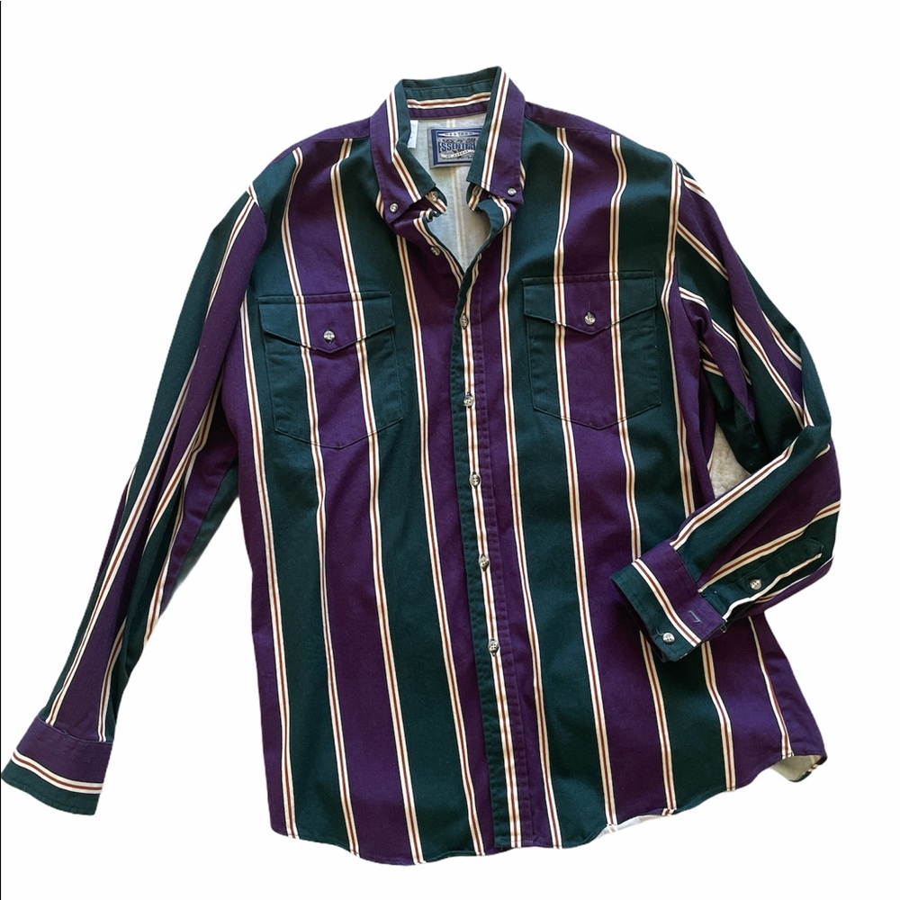 Vintage Men’s Western Essentials Button Down